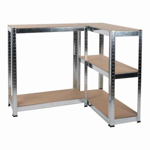Polica Kinzo Drvo Nehrđajući Čelik 5 Police 750 kg 75 x 30 x 172 cm Cijena