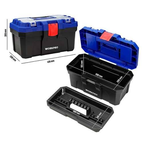 Kutija za Alat Workpro PVC Plastika 41 x 23 x 20,5 cm Cijena