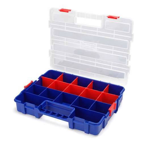 Kutija s pretincima Workpro polipropilen 38,2 x 30 x 6,2 cm 18 Pretinci Cijena