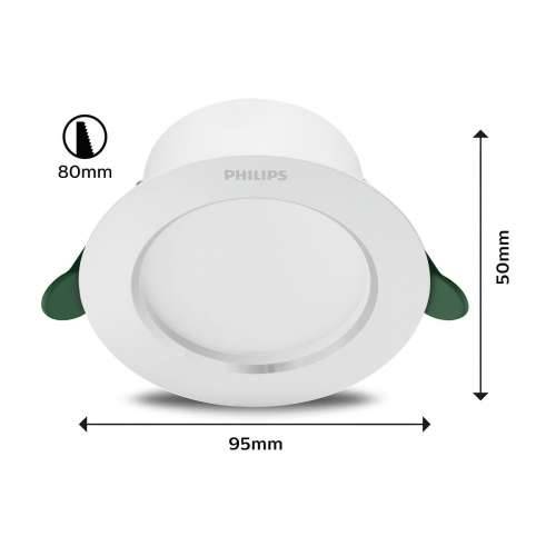 Svjetlo prema dolje Philips Diamond Cut Bijela 2 W 360 Lm Ø 9,5 cm (4000 K) Cijena