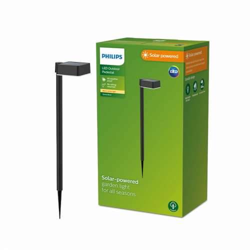 Vrtni solarni klin Philips Vynce 1,5 W 10,5 x 13,5 x 54 cm Crna Plastika Kvadratno (2700 K) (Toplo bijela) (1 kom.) Cijena