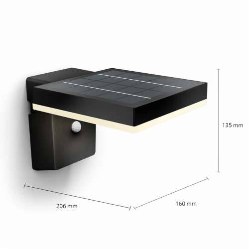 Rasvjetna tijela za zid Philips 1,3 W 250 Lm Solarno Kvadratno (3000 K) Cijena
