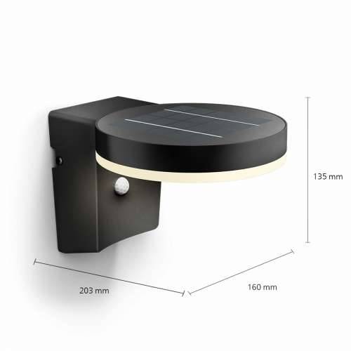 Rasvjetna tijela za zid Philips 1,3 W 250 Lm Solarno Okruglo (3000 K) Cijena