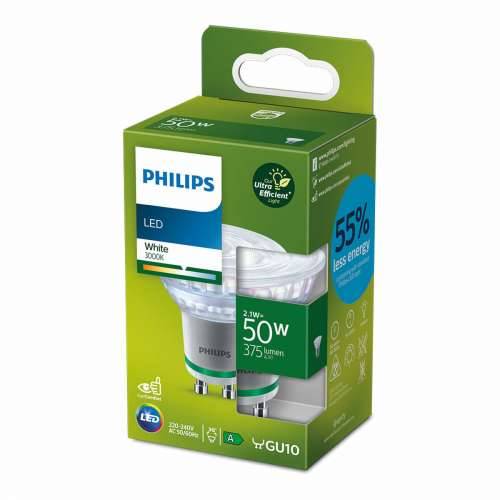 LED žarulja Philips Spot A 50 W 2,1 W GU10 375 Lm (3000 K) Cijena