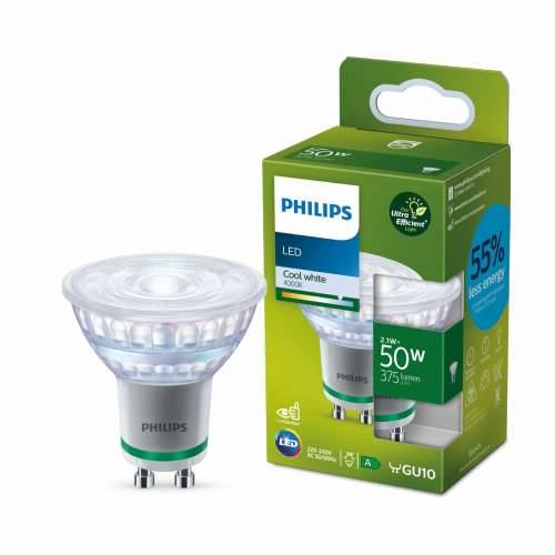 LED žarulja Philips Spot A 50 W 2,1 W GU10 375 Lm (4000 K) Cijena