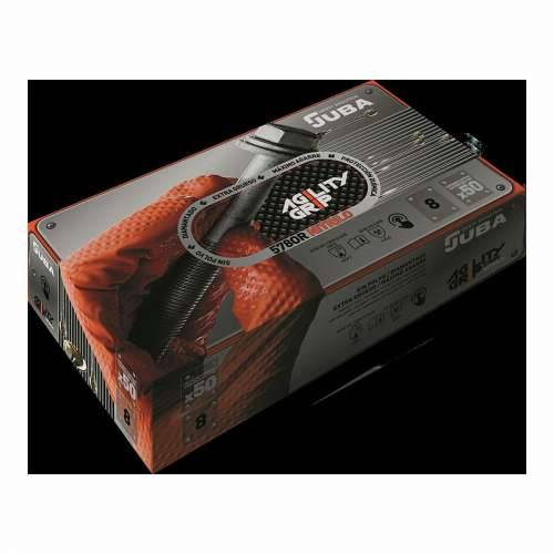 Nitrilne rukavice JUBA Agility Grip Oranžna Bez praška 50 kom. Cijena
