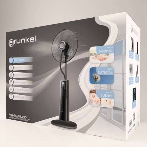 Podni ventilator raspršivač Grunkel FAN-G16 NEBUPRO Crna 75 W Cijena