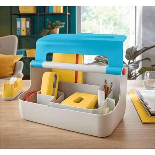 Kutija za Pohranu Leitz Cosy Plava ABS 21,4 x 19,6 x 36,7 cm Ručka za prenošenje Cijena