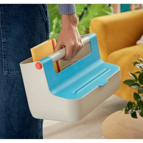 Kutija za Pohranu Leitz Cosy Plava ABS 21,4 x 19,6 x 36,7 cm Ručka za prenošenje Cijena