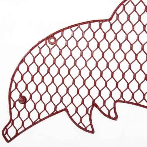 Slika delfin 41,91 x 27,31 cm Crvena Metal Cijena
