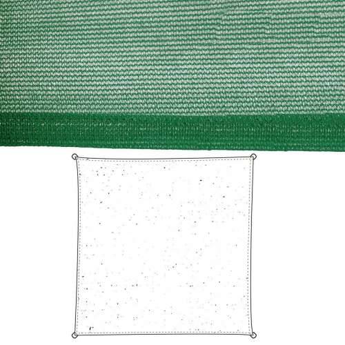 Sjenila jedra Vela sombreo Zelena 500 x 500 x 0,5 cm Nadstrešnica Cijena