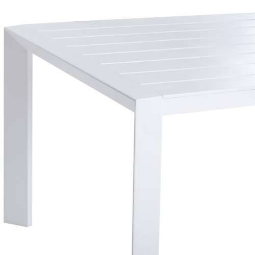 Blagavaonski stol Io Bijela Aluminij 180 x 100 x 75 cm Cijena