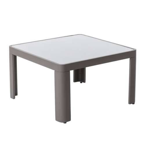 Pomoćni stolić Stella Siva Aluminij Kaljeno staklo 70 x 70 x 40 cm Cijena