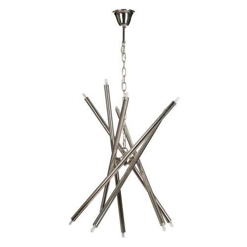 Stropna svjetiljka 82 x 82 x 34,3 cm Kristal Metal Srebro Cijena