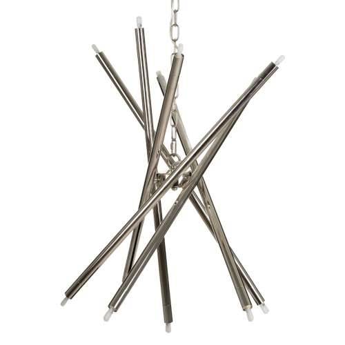 Stropna svjetiljka 82 x 82 x 34,3 cm Kristal Metal Srebro Cijena
