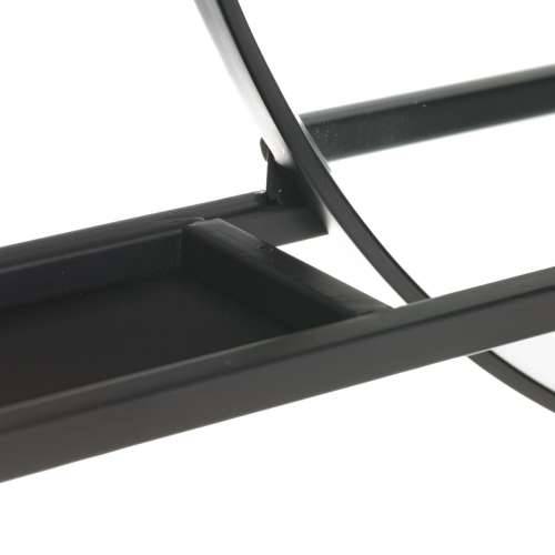 Zidno ogledalo Crna 70 cm 120 x 10 x 70 cm Cijena