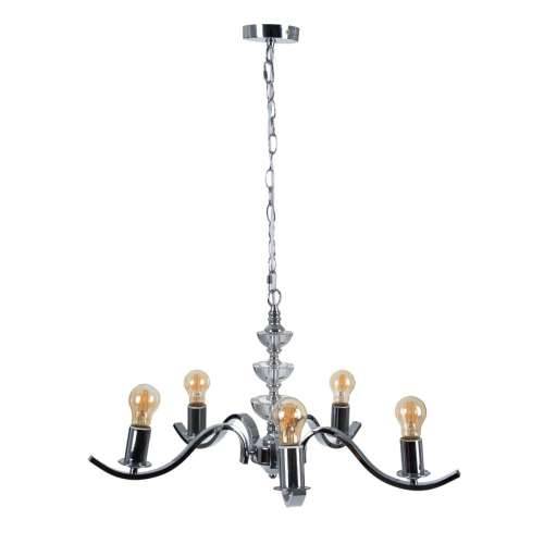 Stropna svjetiljka 63,5 x 60,5 x 91 cm Kristal Metal Srebro Cijena