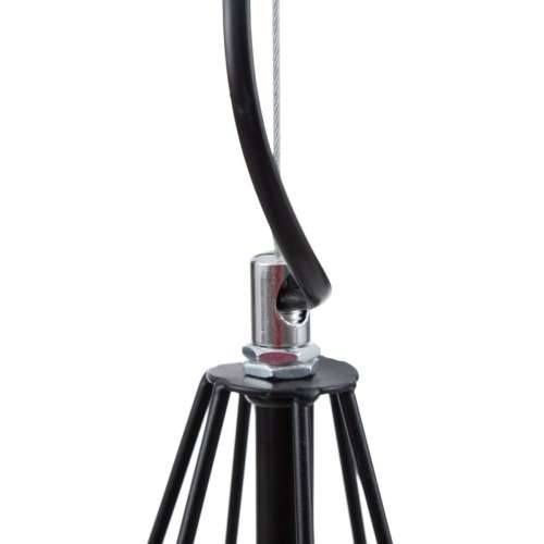 Stropna svjetiljka Crna Metal 26 x 26 x 46 cm Cijena