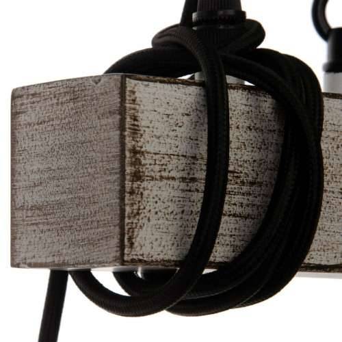 Stropna svjetiljka 107 x 5 x 15 cm Crna Metal Cijena