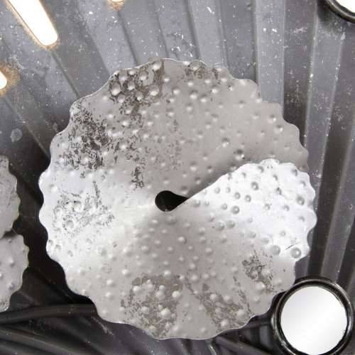 Zidni Ukras 94 x 10 x 116,5 cm Metal Srebro Cijena