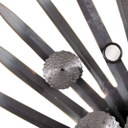 Zidni Ukras 94 x 10 x 116,5 cm Metal Srebro Cijena