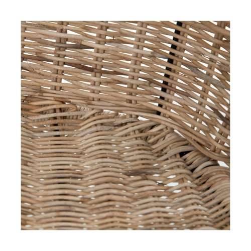 Blagavaonska stolica 50 x 54 x 77 cm Prirodno Crna Cijena
