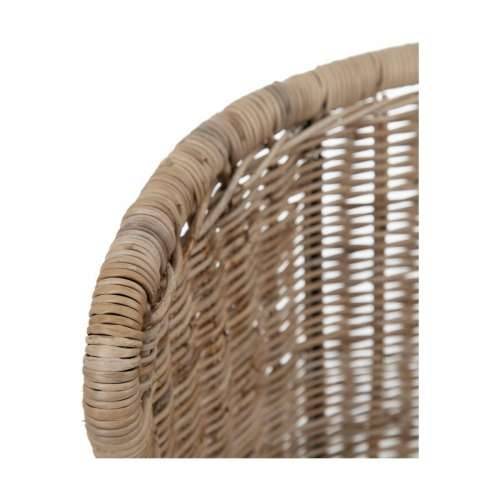 Blagavaonska stolica 50 x 54 x 77 cm Prirodno Crna Cijena