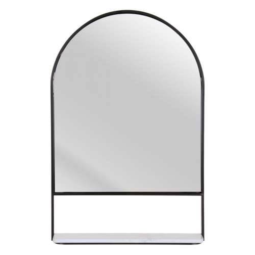 Zidno ogledalo Bijela Crna 60 x 2,5 x 90 cm Cijena