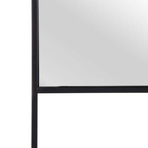 Zidno ogledalo Bijela Crna 60 x 2,5 x 90 cm Cijena
