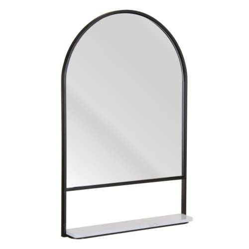Zidno ogledalo Bijela Crna 60 x 2,5 x 90 cm Cijena