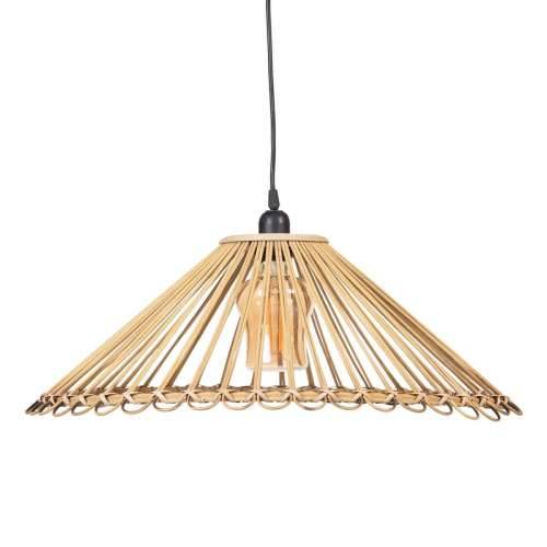 Stropna svjetiljka 57 x 57 x 20,5 cm Prirodno Bambus 220 V 240 V 60 W (2 kom.) Cijena