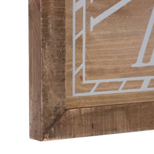 Zidni sat Prirodno Jelovina 60 x 5 x 60 cm Cijena