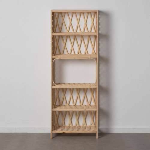 Polica RATÁN 64 x 34,5 x 171 cm Prirodno Bambus Cijena