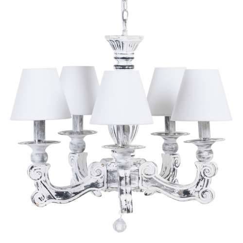 Stropna svjetiljka 58 x 58 x 104 cm Crna Metal Bijela Vintage Ø 15 cm Cijena