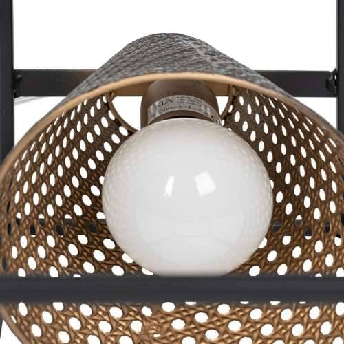 Stolna svjetiljka Crna zlatan Metal Željezo 60 W 220 V 240 V 220 -240 V 20 x 20 x 42 cm Cijena