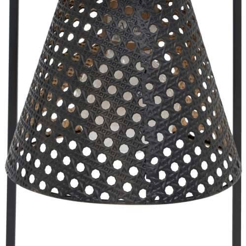 Stolna svjetiljka Crna zlatan Metal Željezo 60 W 220 V 240 V 220 -240 V 20 x 20 x 42 cm Cijena