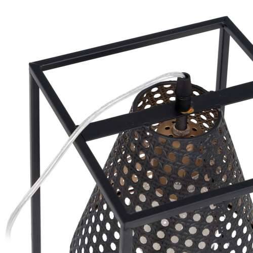 Stolna svjetiljka Crna zlatan Metal Željezo 60 W 220 V 240 V 220 -240 V 20 x 20 x 42 cm Cijena