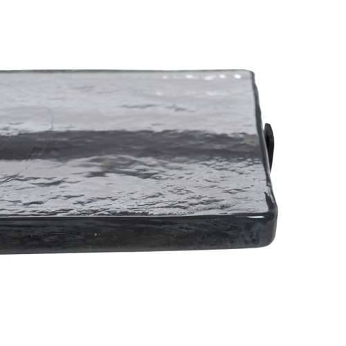Pomoćni stolić 41 x 32 x 59 cm Kristal Crna Metal Cijena