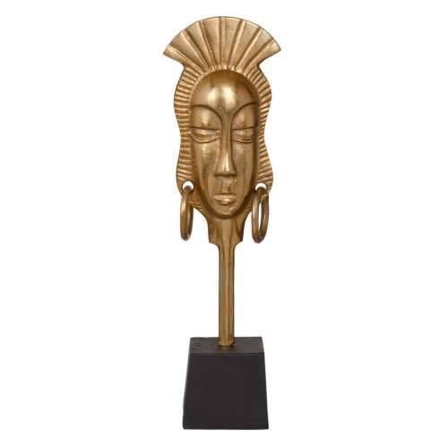 Ukrasna figura 14,5 x 10,5 x 50 cm Crna zlatan Afrikanka Cijena