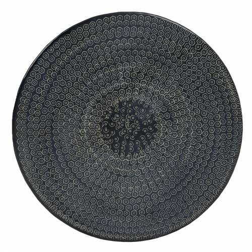 Pomoćni stolić 66 x 66 x 34,5 cm Crna Aluminij (3 kom.) Cijena