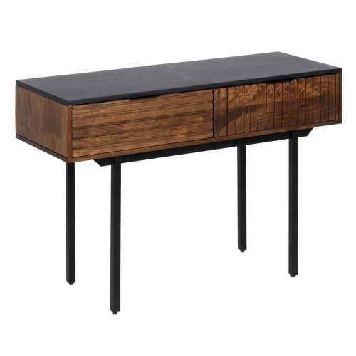 Hodnik ABNER Smeđa Crna 110 x 40 x 76 cm Cijena