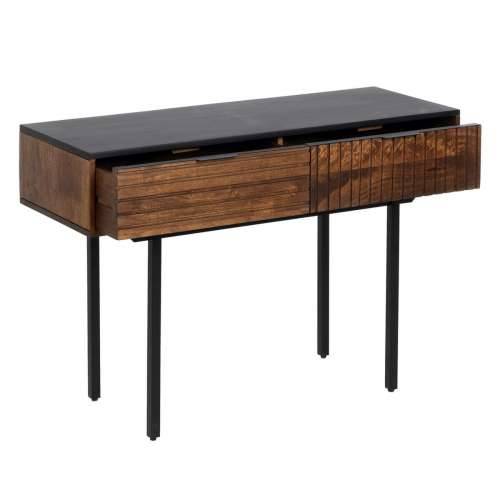 Hodnik ABNER Smeđa Crna 110 x 40 x 76 cm Cijena
