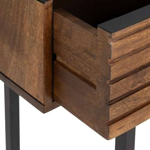 Hodnik ABNER Smeđa Crna 110 x 40 x 76 cm Cijena
