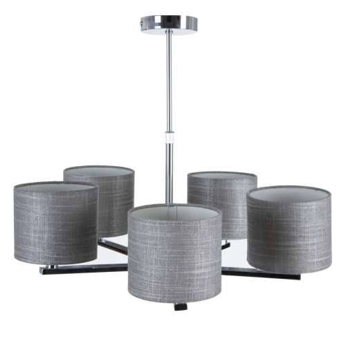 Stropna svjetiljka Crna Srebrna Lan Metal Željezo 220-240 V 52 x 52 x 45 cm Cijena