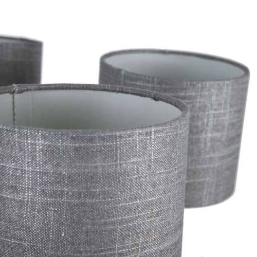 Stropna svjetiljka Crna Srebrna Lan Metal Željezo 220-240 V 52 x 52 x 45 cm Cijena