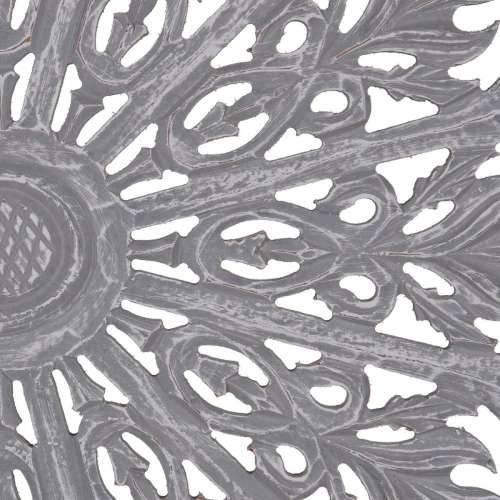 Zidni Ukras Siva Drvo Drvo MDF 90 x 1 x 90 cm Cijena