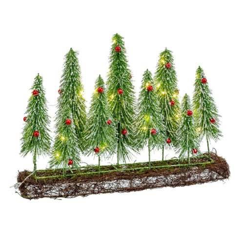 Božićni ukras Smeđa Zelena Plastika 46 x 10 x 36 cm Cijena
