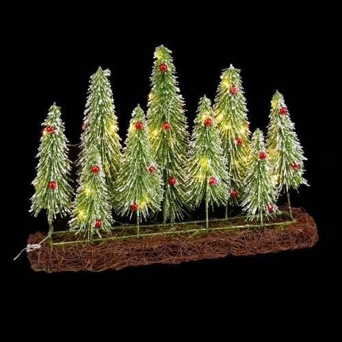 Božićni ukras Smeđa Zelena Plastika 46 x 10 x 36 cm Cijena