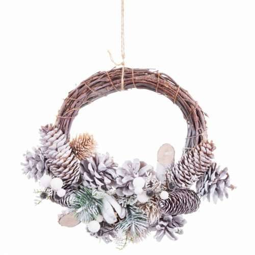 Coroană de Crăciun Pisana Ratan Plastika Foam Ananas 24 x 22 x 8 cm Cijena