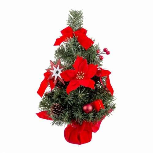 Božićni ukras Crvena Zelena Plastika Materijal Pom de Crăciun 40 cm Cijena